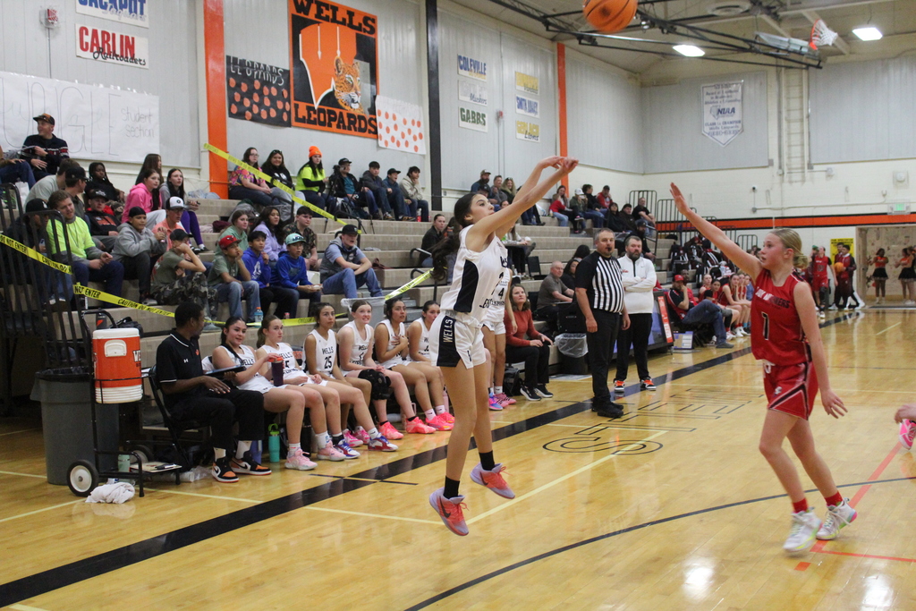 Wells High School varsity basketball team vs Tonopah High School girls