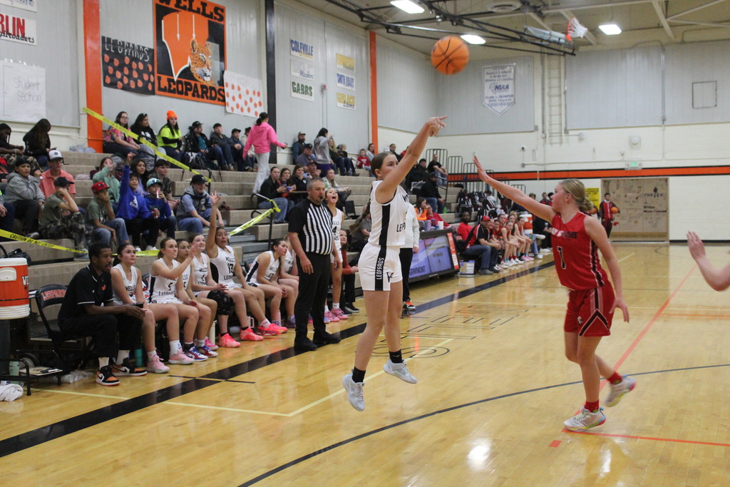 Wells High School varsity basketball team vs Tonopah High School girls