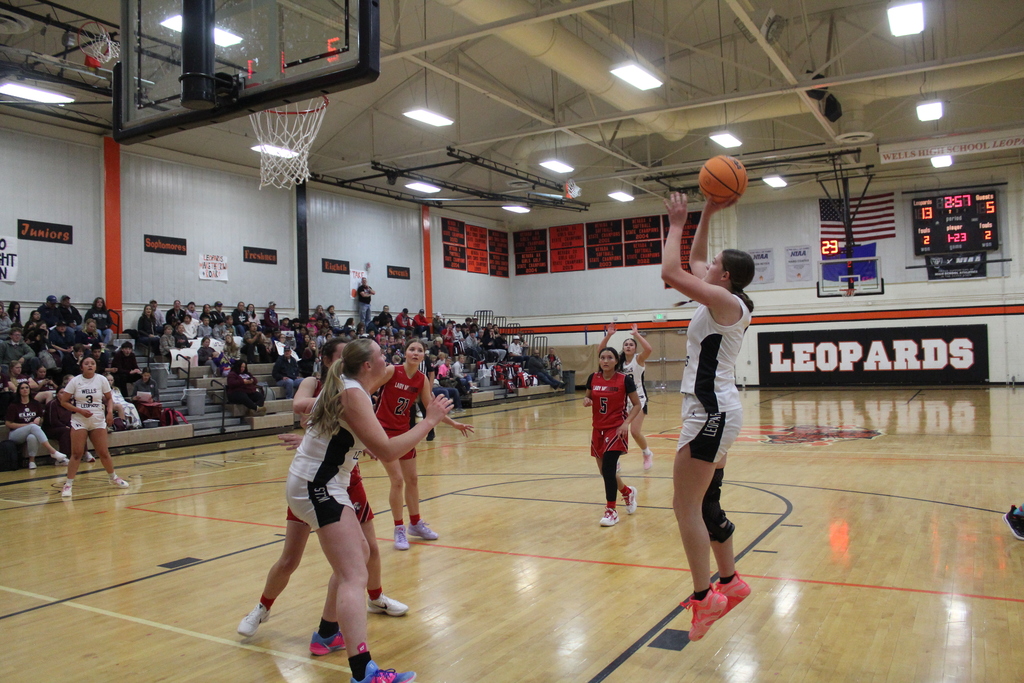 Wells High School varsity basketball team vs Tonopah High School girls