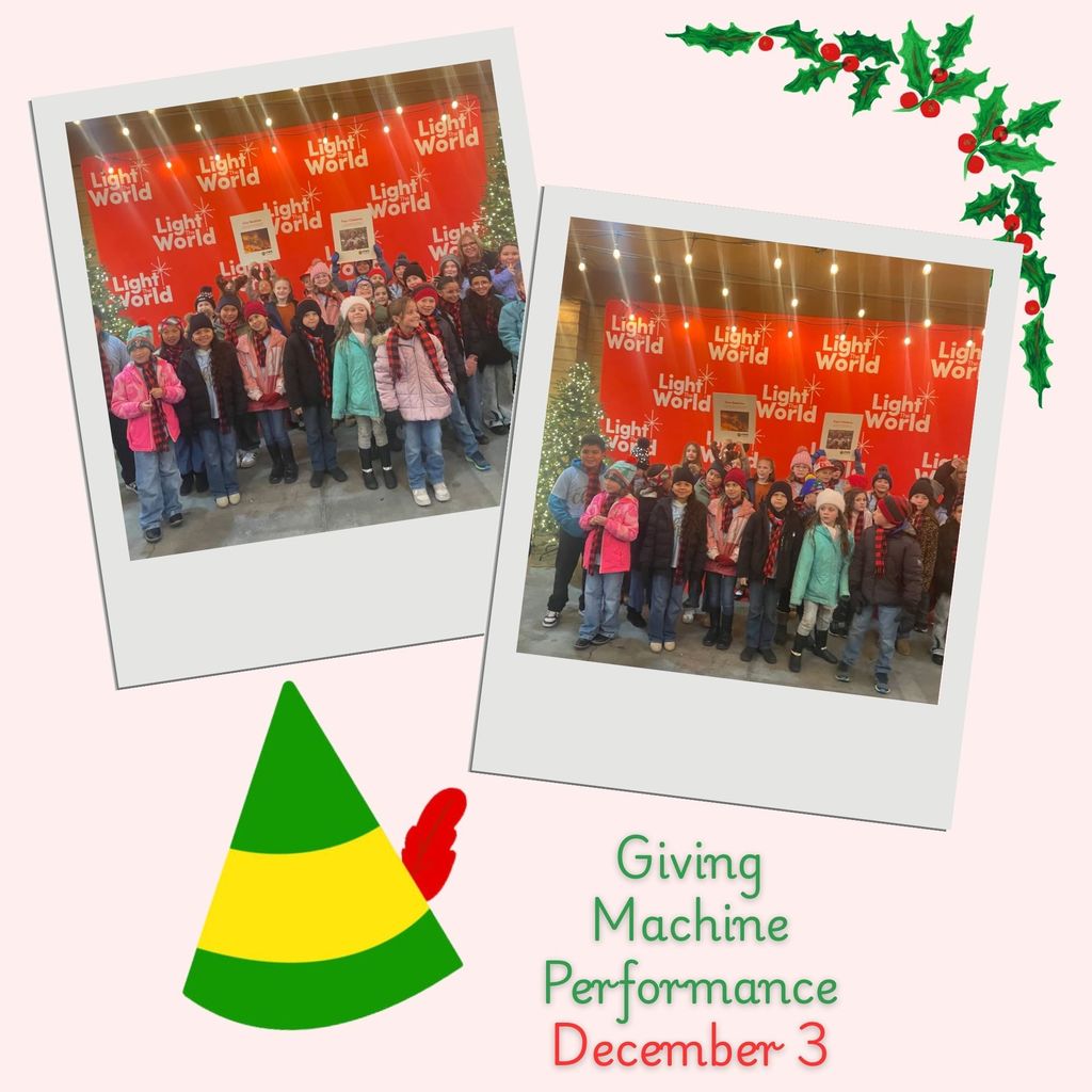 The MVE Choir is spreading so much holiday cheer this year! Check back to this post for updated photos.   The public is invited to enjoy our performances on Dec. 3 at the Giving Machine, and on Dec. 10 at the E Center for our annual holiday concert.
