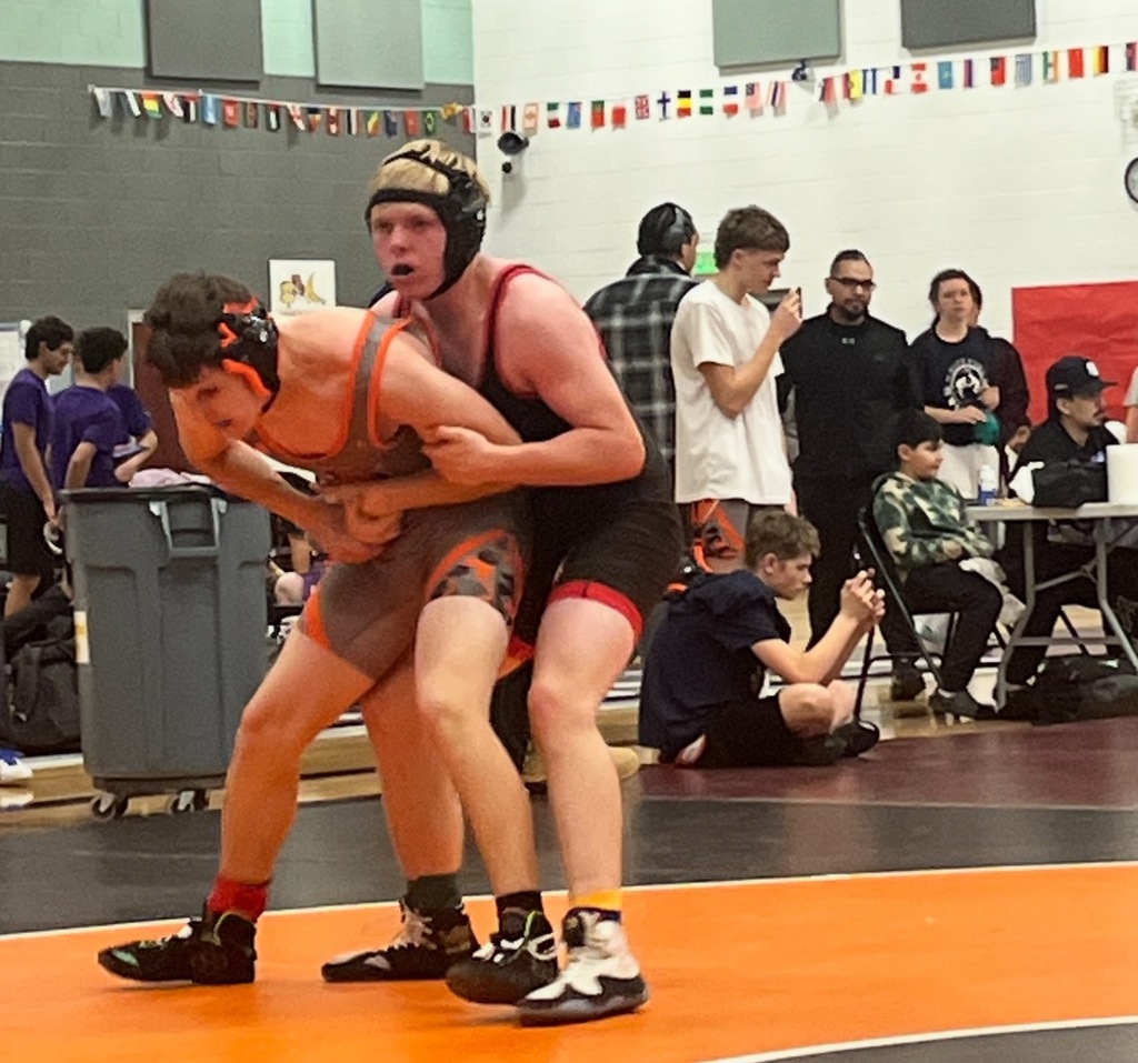 WHS wrestlers at the Salt Flats Scuffle