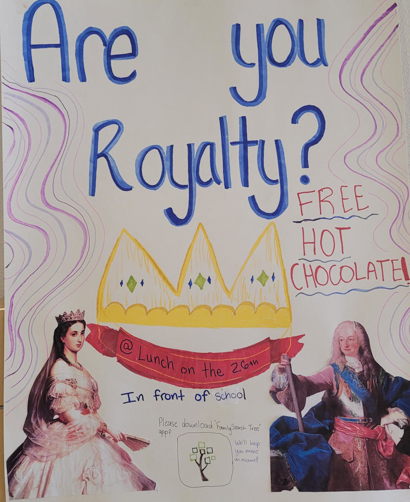 family history hot chocolate poster