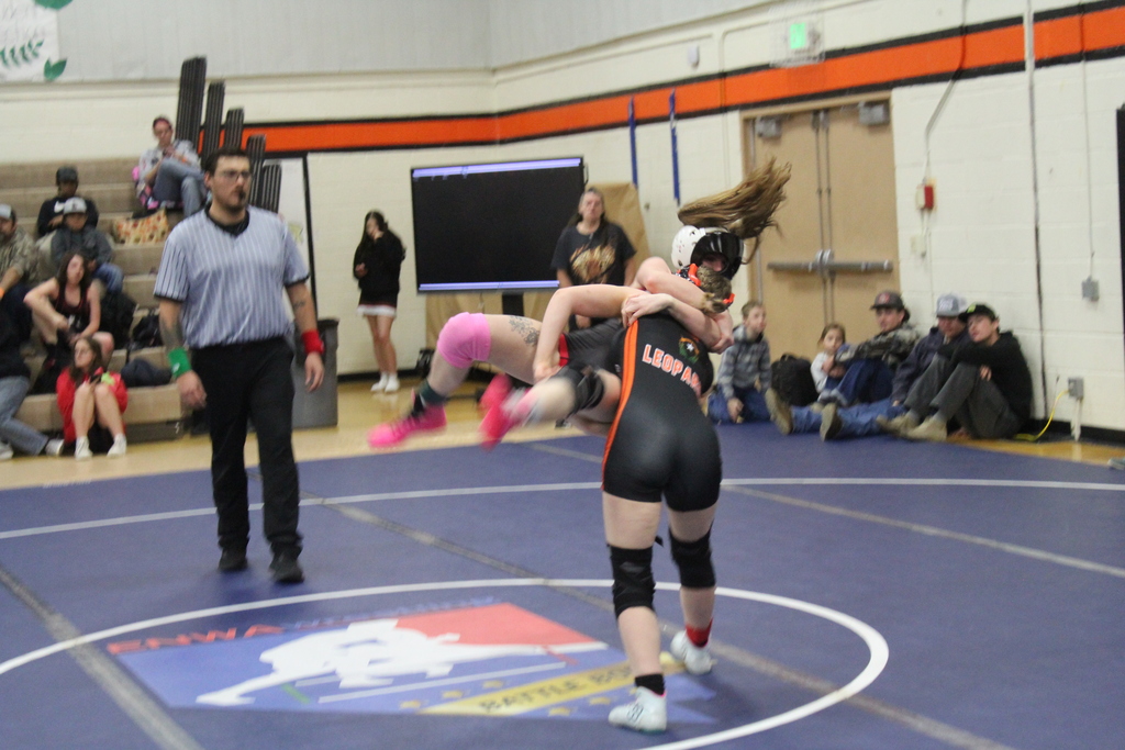 WHS girl wrestlers at the Chimney Rock Classic Tournament