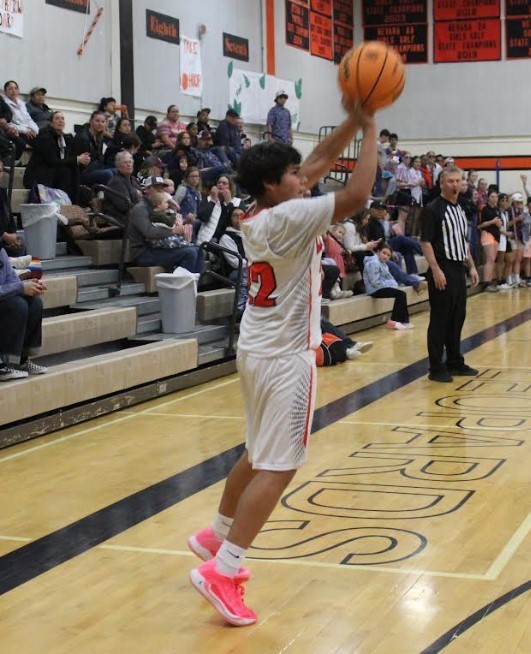 Wells JV boys basketball players