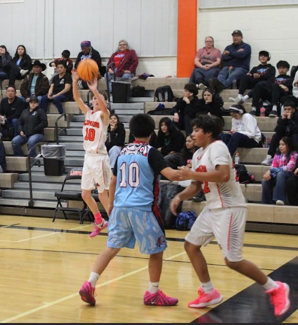 Wells JV boys basketball players