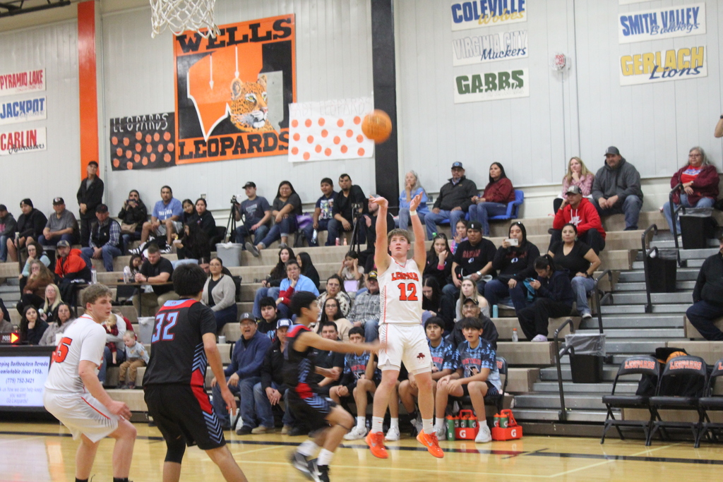 Wells varsity basketball players