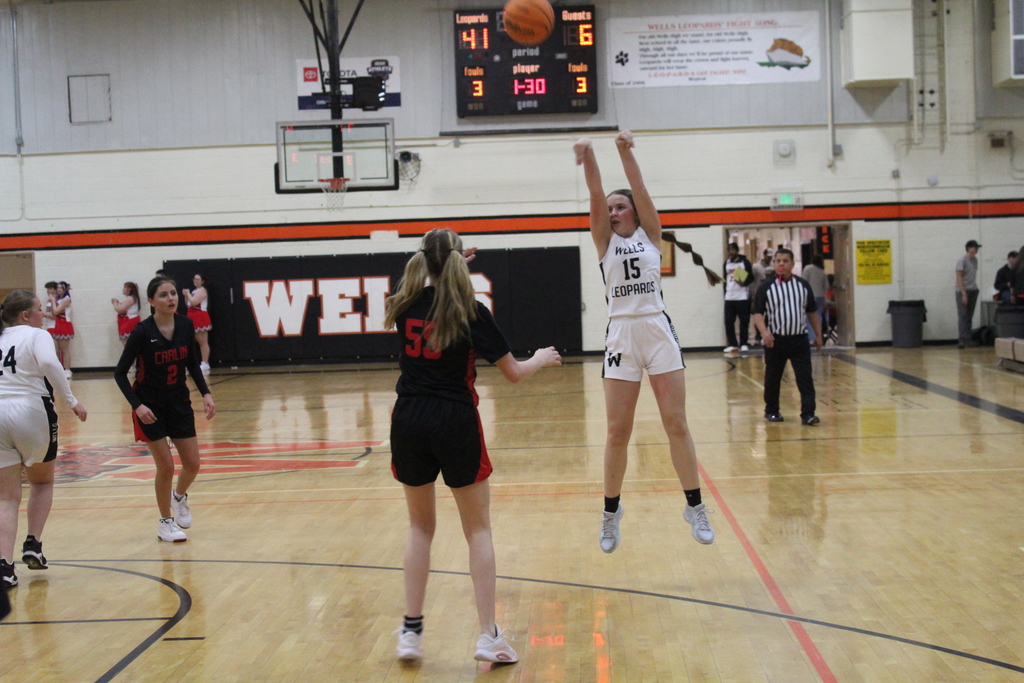 Wells JV girls playing in Wells