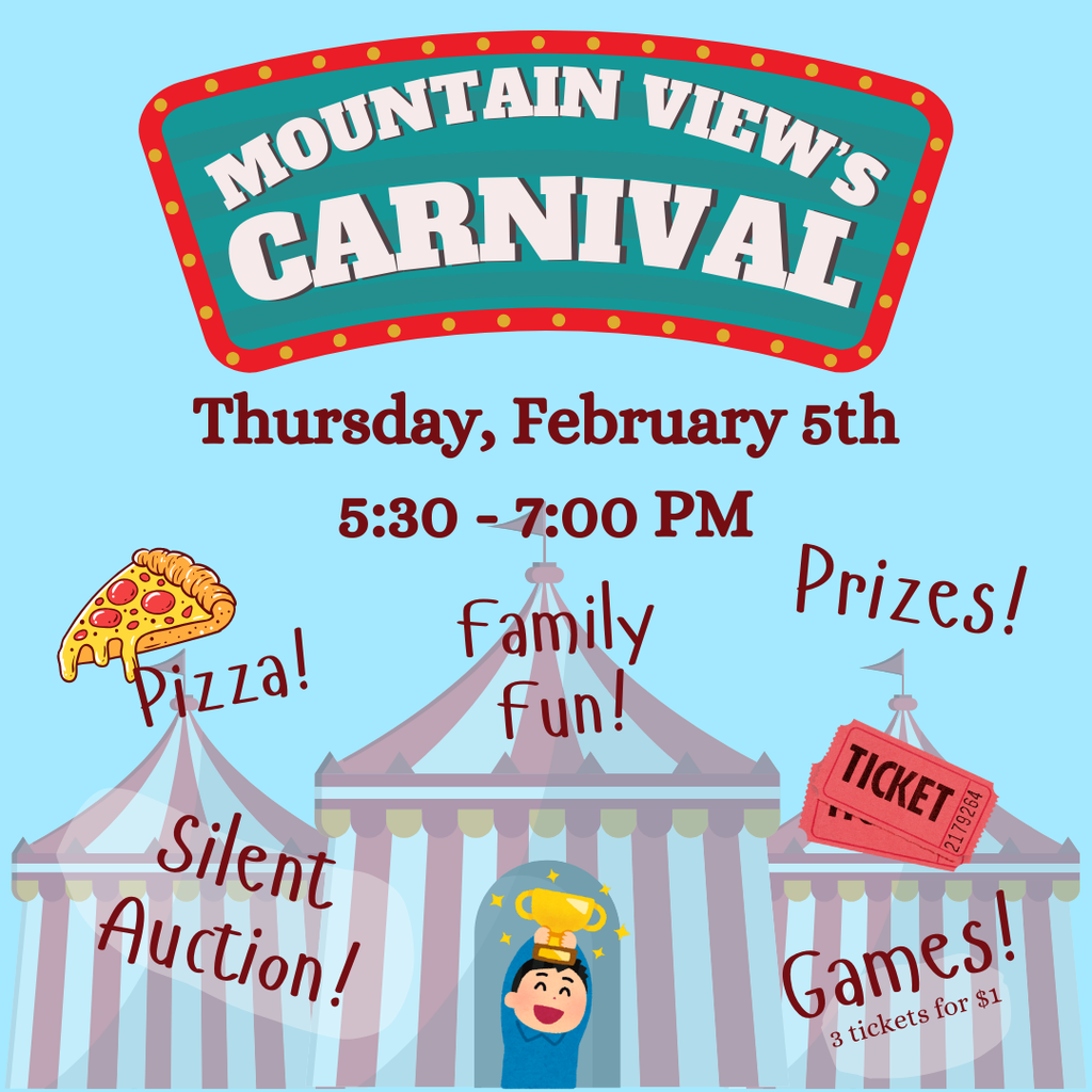 Mark your calendars! It's almost time for our Annual Family Carnival!  Join us for a night of fun and prizes Thursday, February 5, 2026.
