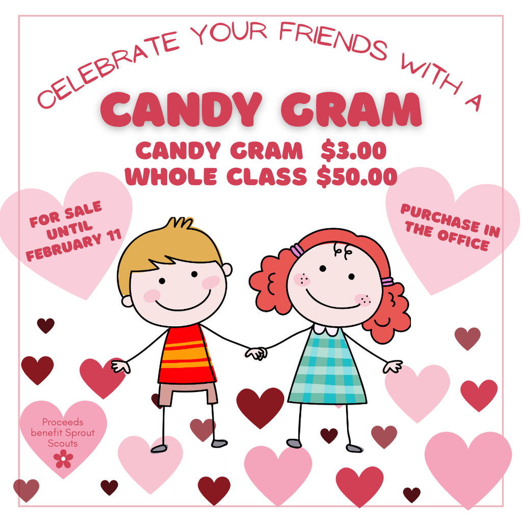❤️❤️❤️Candy grams are on sale this week! ❤️❤️❤️
