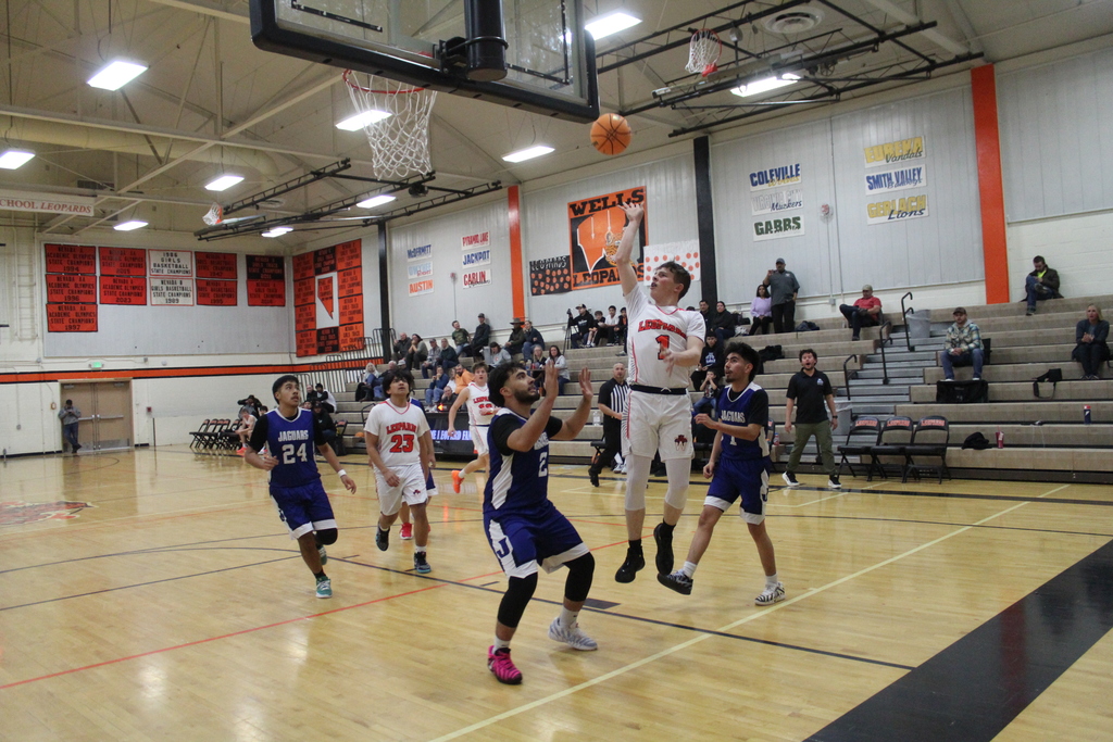 Wells High School varsity basketball team playing Jackpot