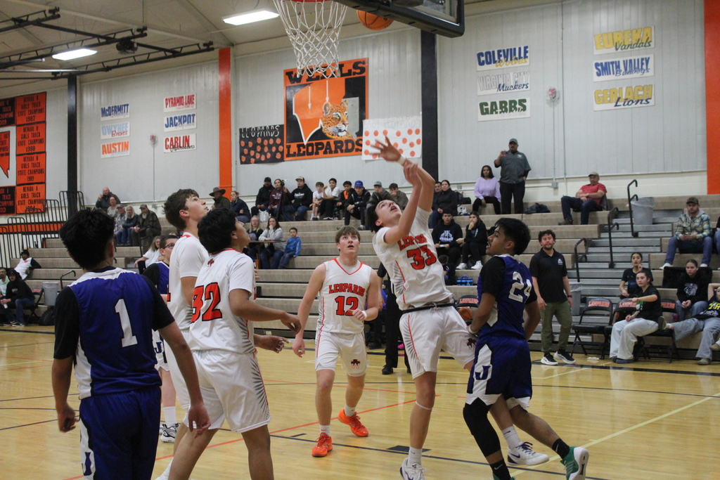 Wells High School varsity basketball team playing Jackpot