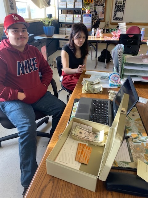 PAES lab students working in their calssroom