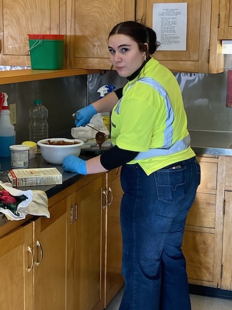PAES lab students working in their calssroom