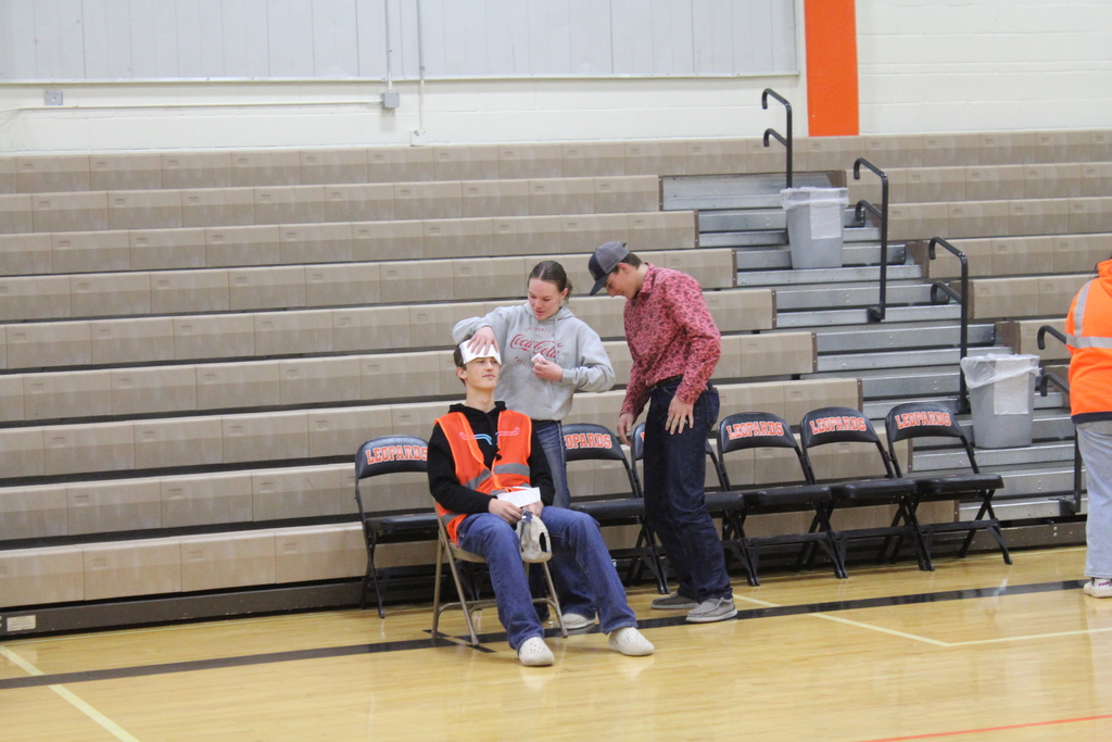 SkillsUSA students during their assembly at Wells High School