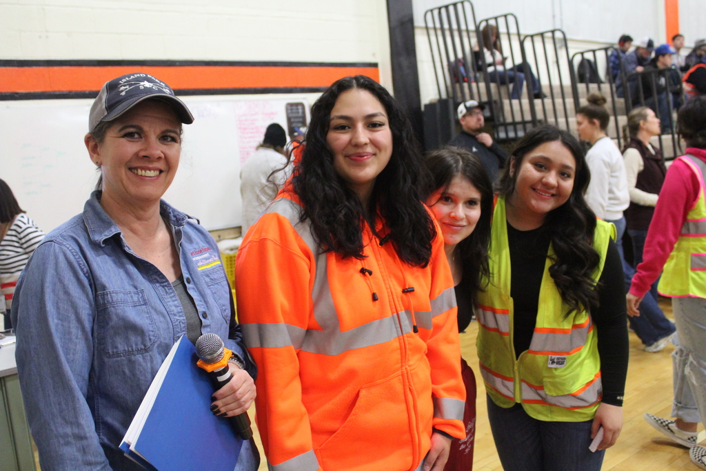 SkillsUSA students during their assembly at Wells High School