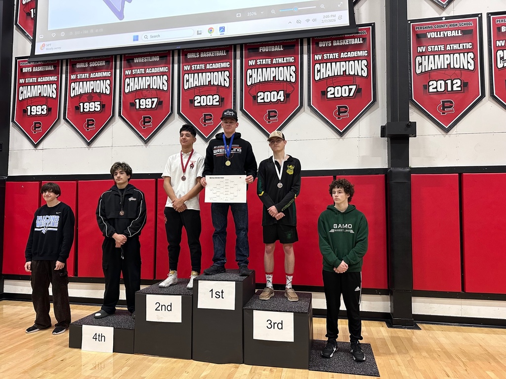 Wells High School wrestlers at Regionals in Lovelock