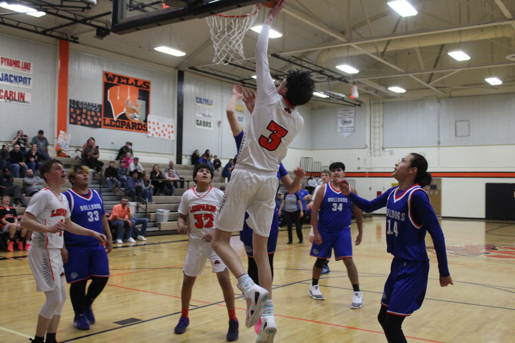 Wells varsity basketball players