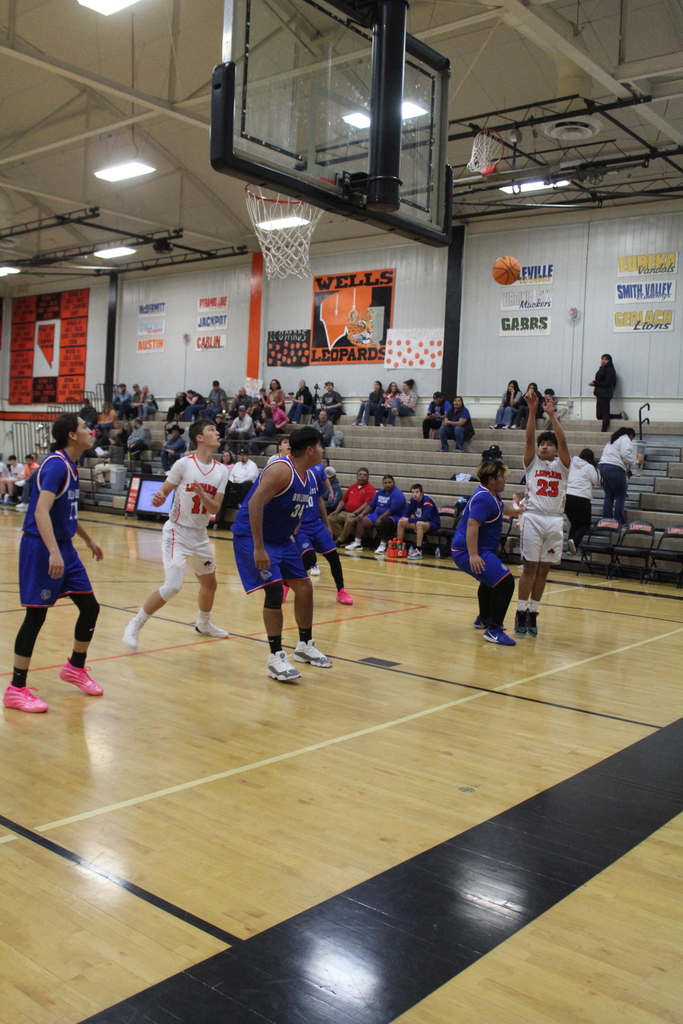 Wells varsity basketball players