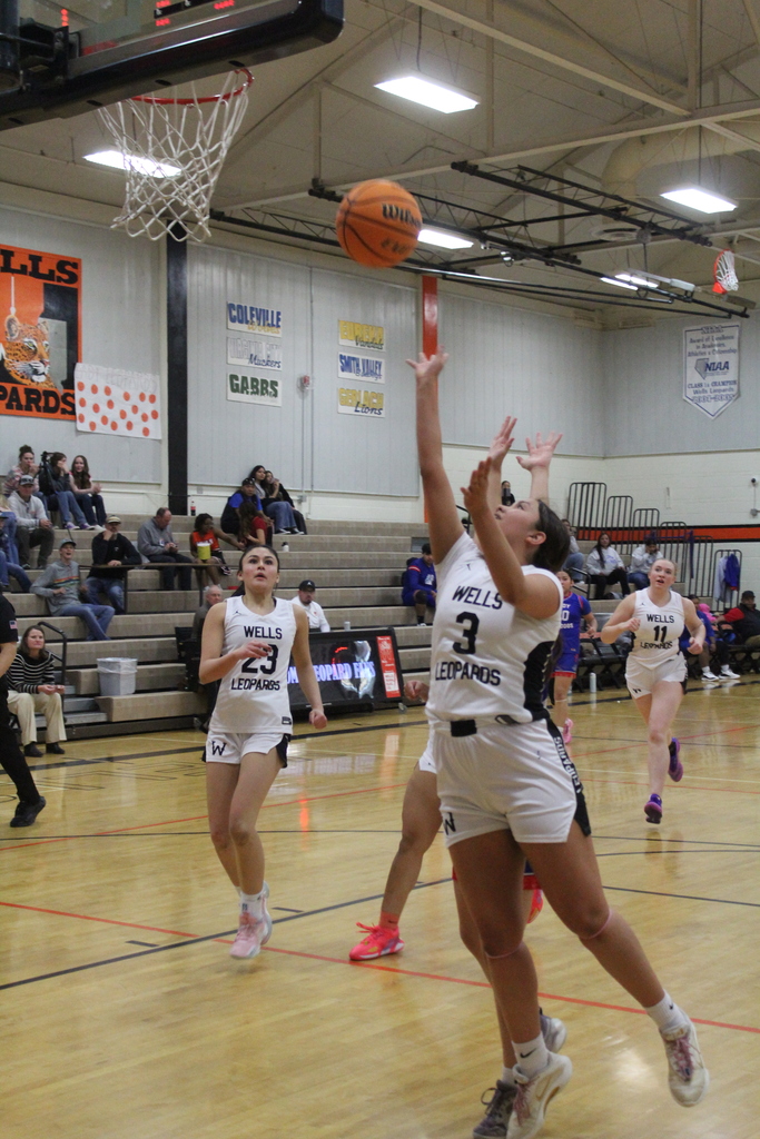 WHS girls varsity basketball playing McDermitt