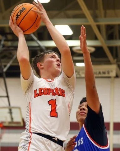 Wells High School basketball players vs McDermitt