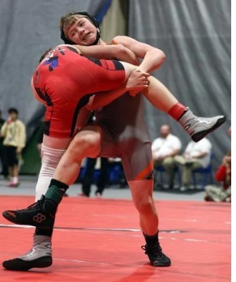 WHS wrestlers at the state tournament