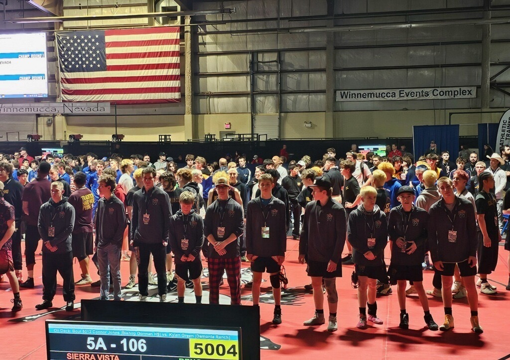 Boys wrestlers at state