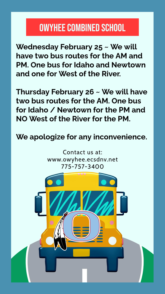 Bus changes Feb 25-26
