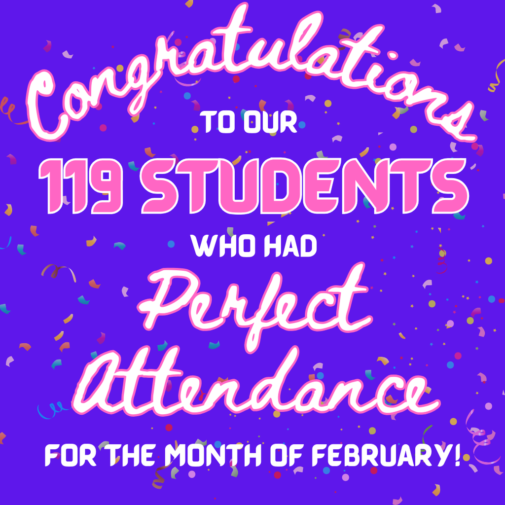Perfect Attendance February 2026