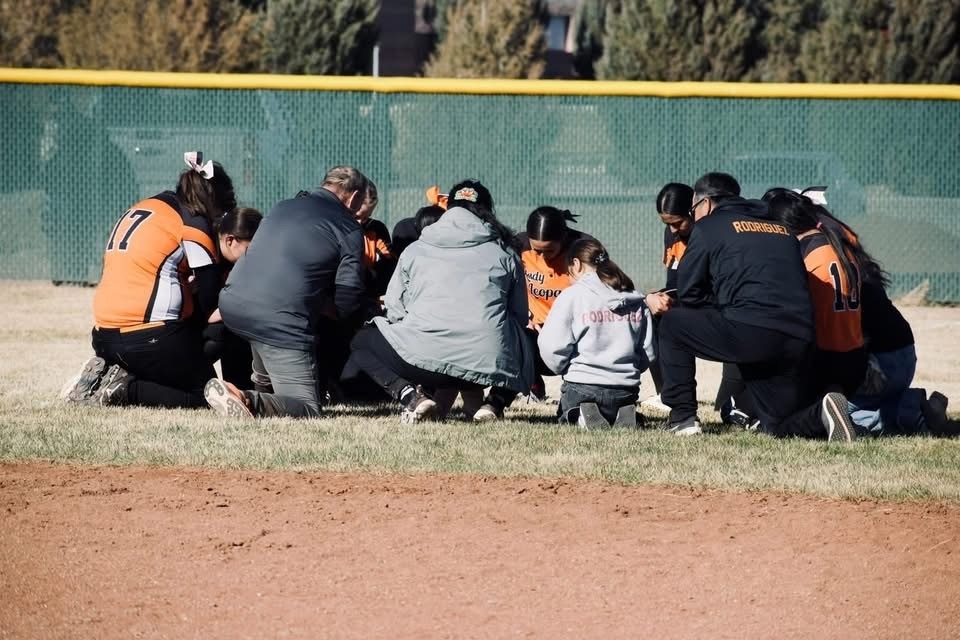 Wells High School softball players