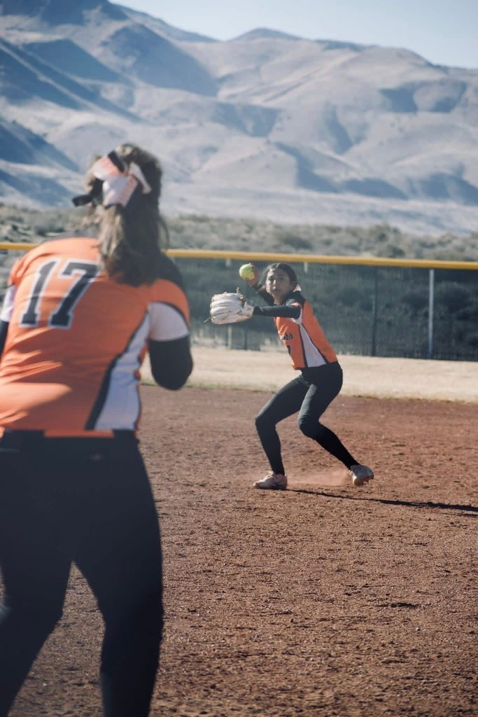 Wells High School softball players