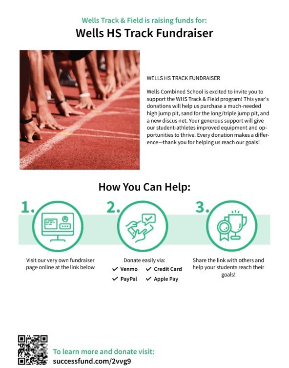 track fundraiser flyer