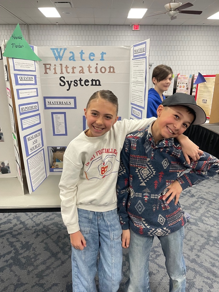 Stem Fair student boards and winners