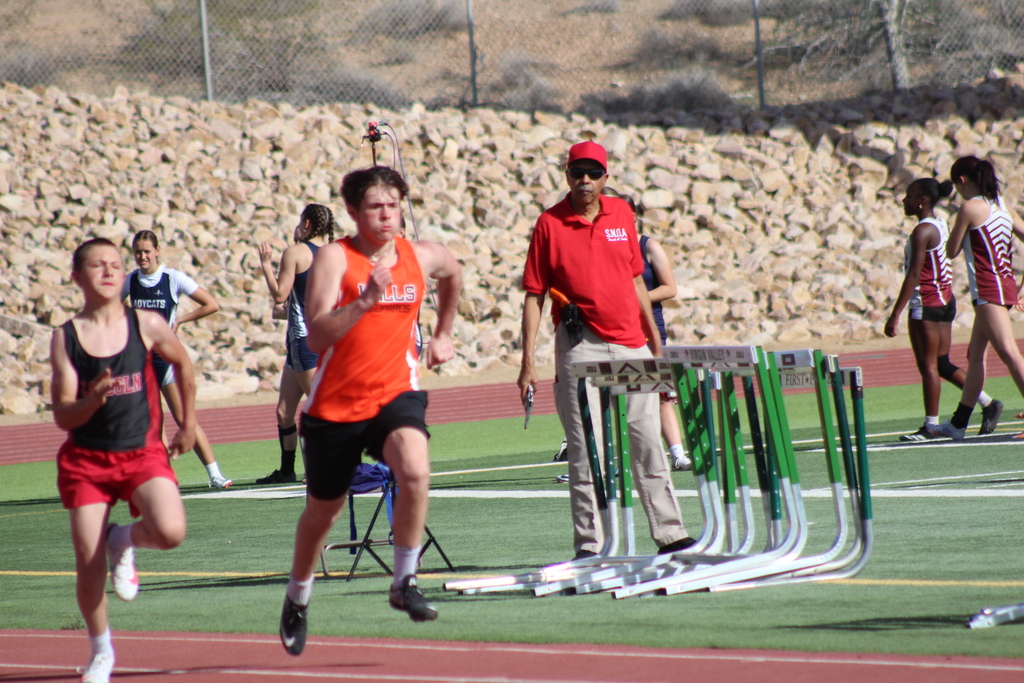 Wells High School track and field athletes