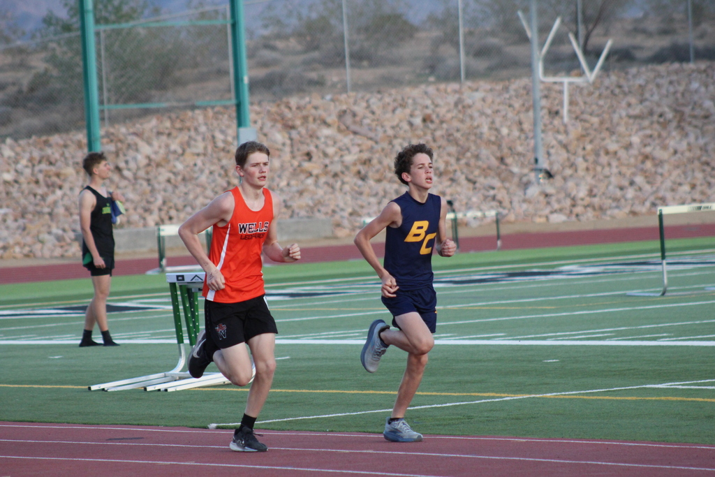 Wells High School track and field athletes