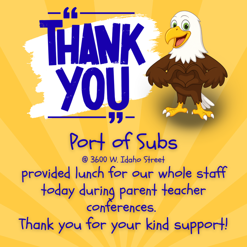 Thank you for lunch today, Port of Subs!