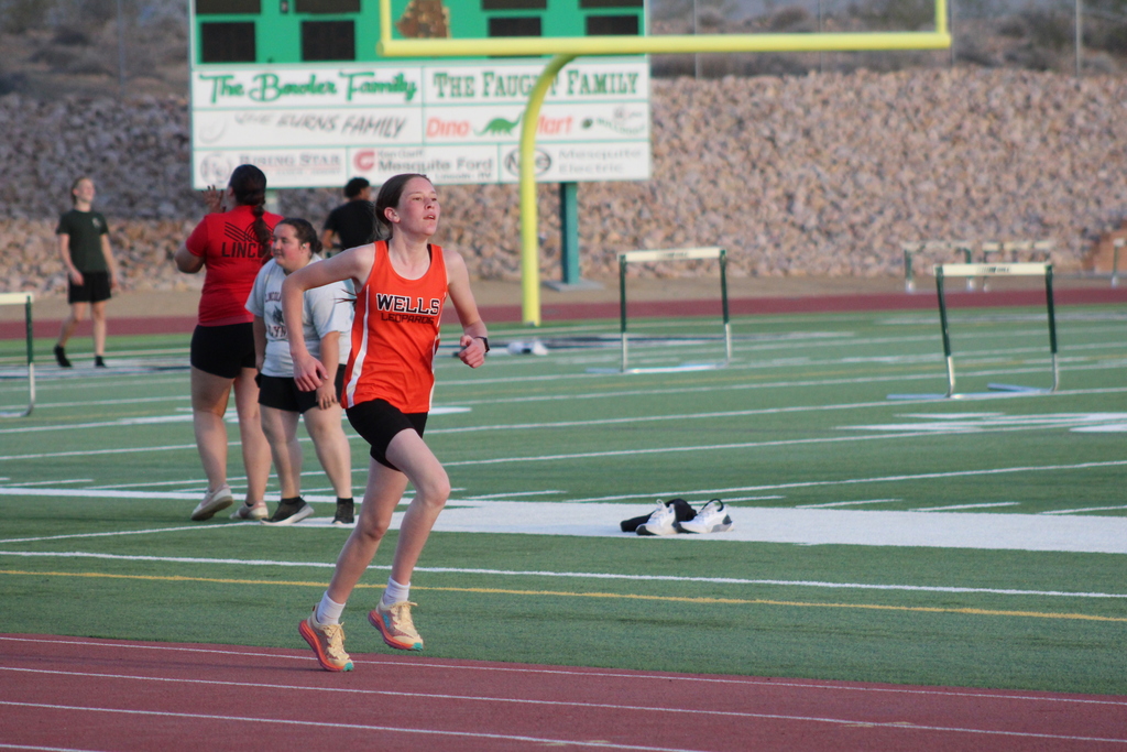 WHS girls track athlete