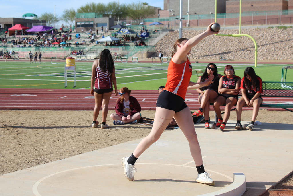 WHS girls track athlete