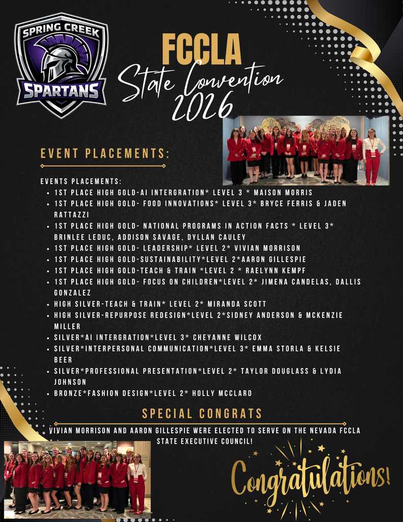 SCHS FCCLA State Convention 2026