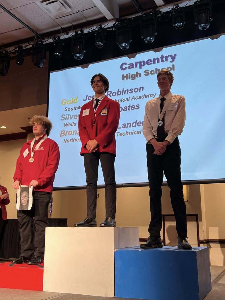 SkillsUSA students at the  state competition