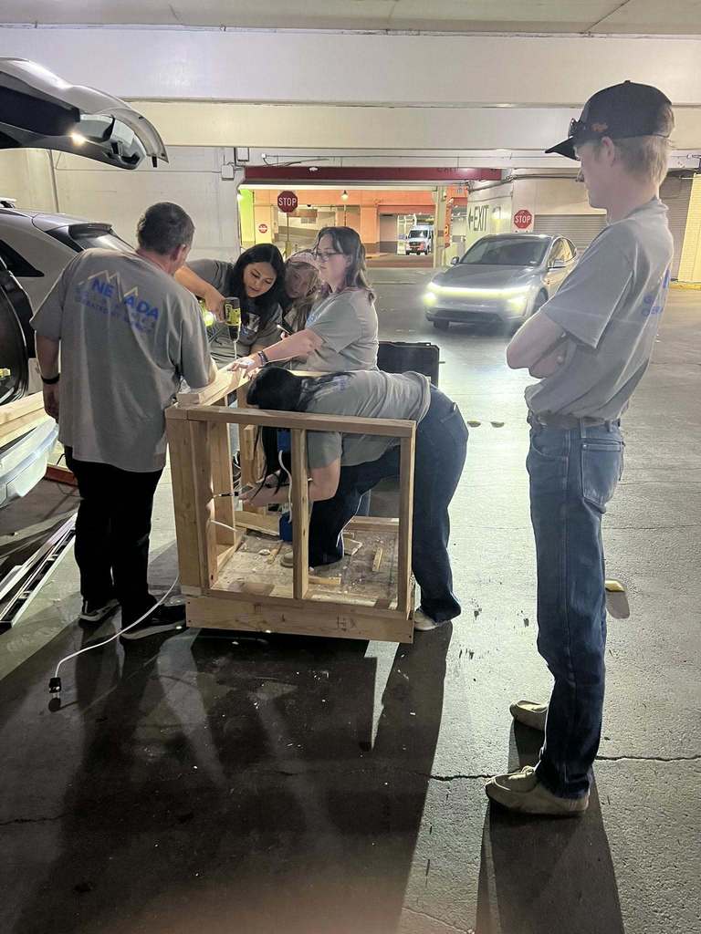 SkillsUSA students at the  state competition