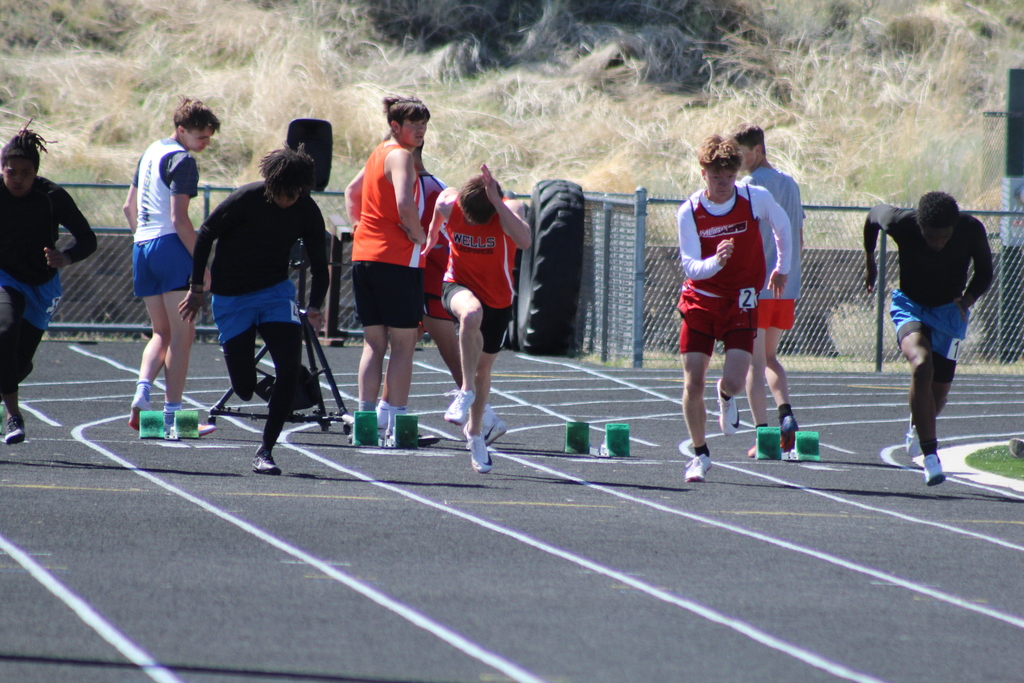 Wells High School track and field athletes