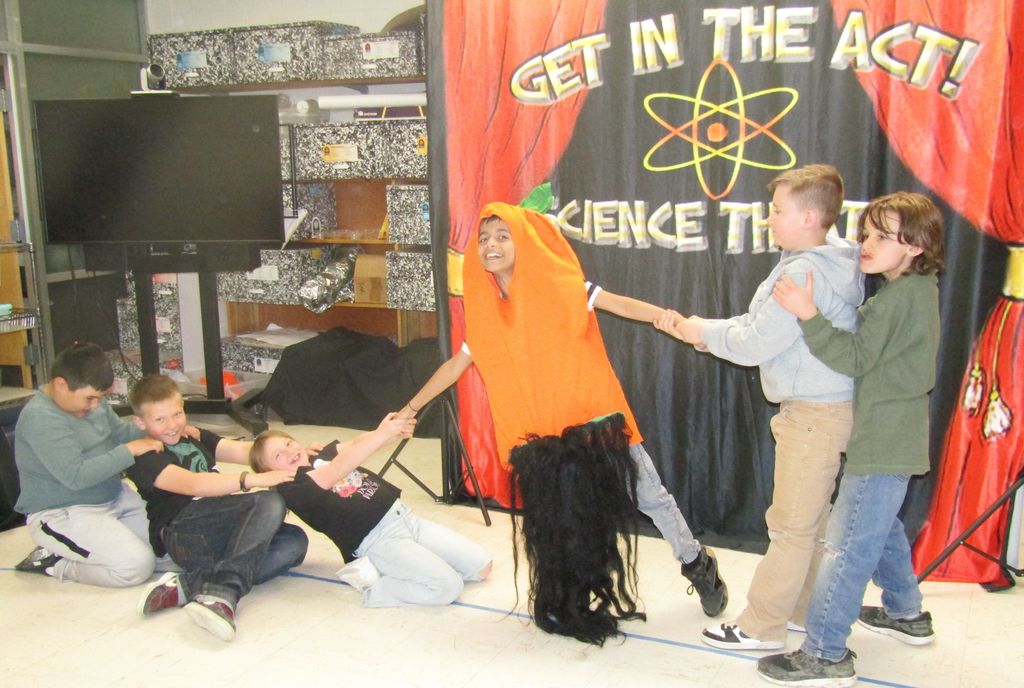 Get in the Act delivered their innovative Science Theater Program 