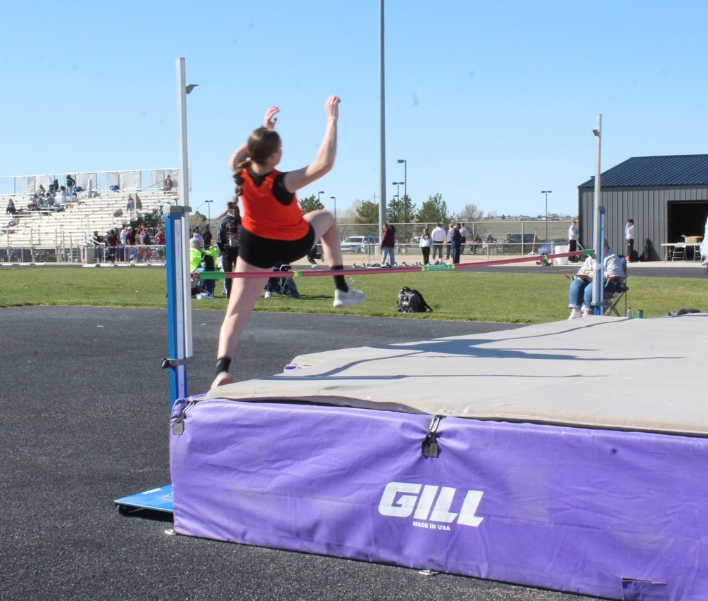 WHS track and field athletes competing in Spring Creek at the Elko II meet