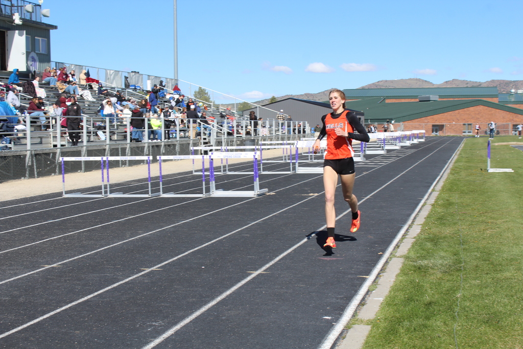WHS track and field athletes competing in Spring Creek at the Elko II meet