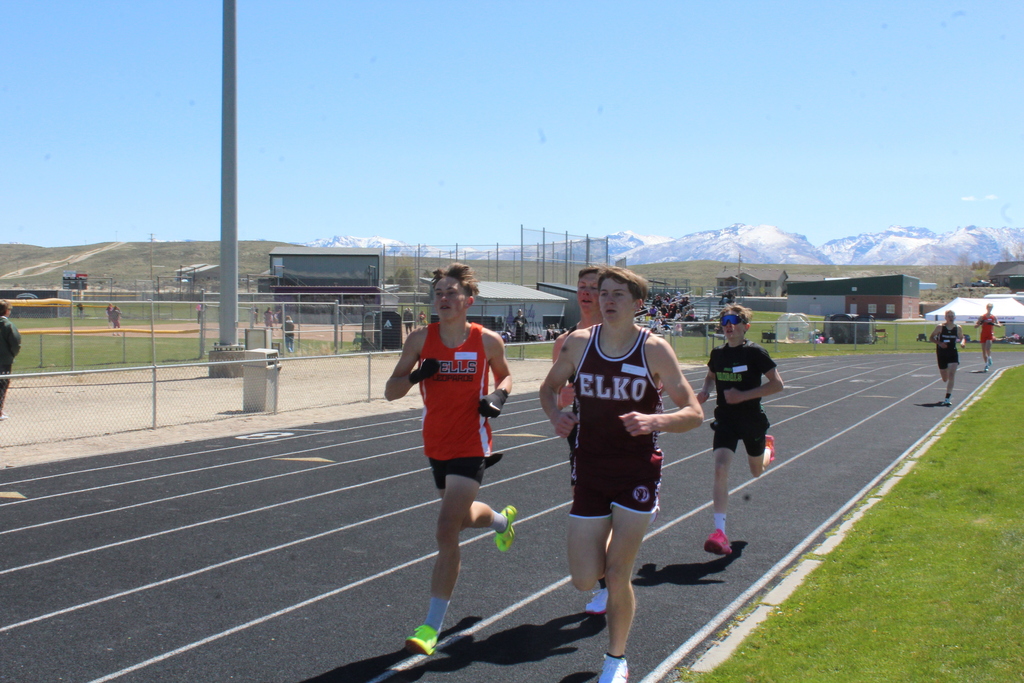 WHS track and field athletes competing in Spring Creek at the Elko II meet