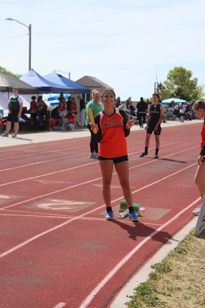 Wells High School track and field athlete