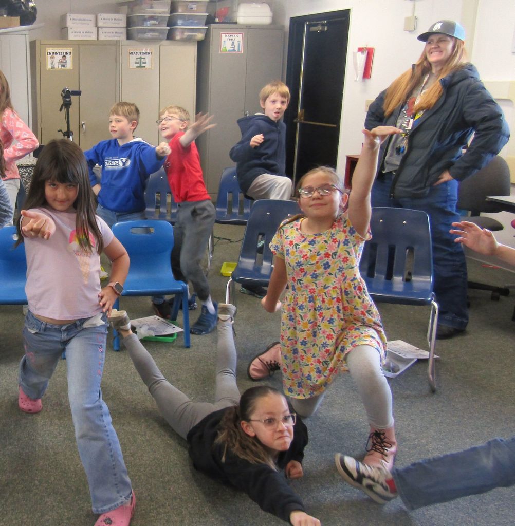 Our fourth graders recently participated in a visit from Science Theater,  sponsored by Get in the Act.