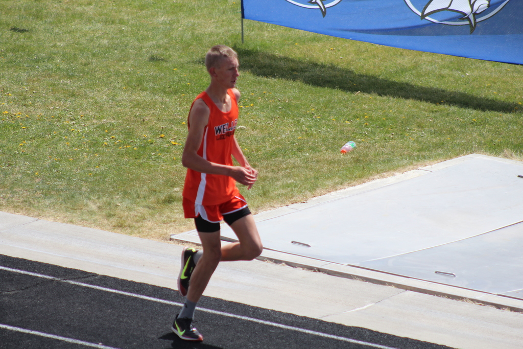 Wells High School track and field athlete