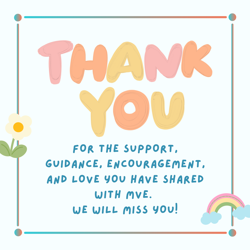For the last few years, Mountain View Elementary has benefitted from the expertise and support of our beloved Reading Specialists: Mrs. McLeod, Mrs. Sarbacker, and Mrs. Wilson.   We love and appreciate them! Thank you, ladies, for all that you have done for our students at MVE! 
