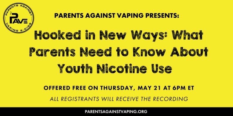 Hooked in New Ways:What Parents need to know about youth nicotine use
